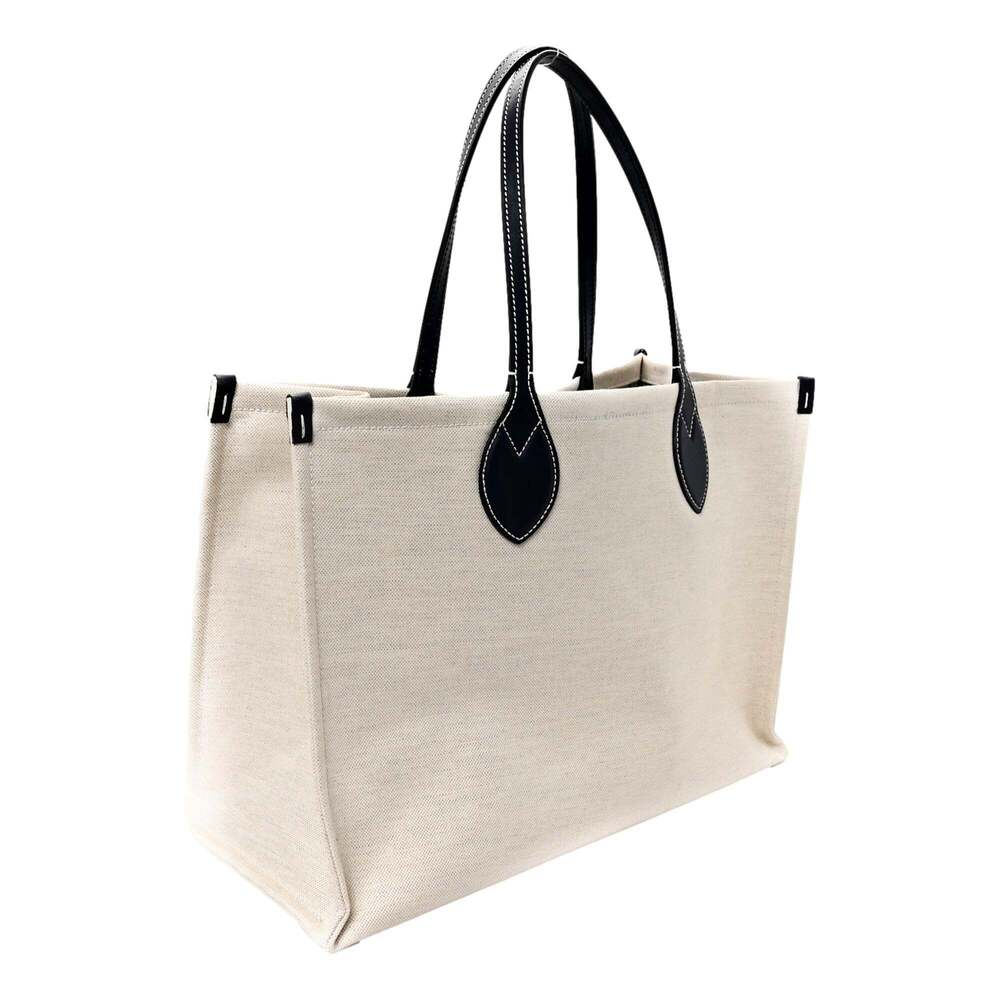 Gucci Logo Print Large Tote Bag Beige GG Supreme - Picture 2 of 7